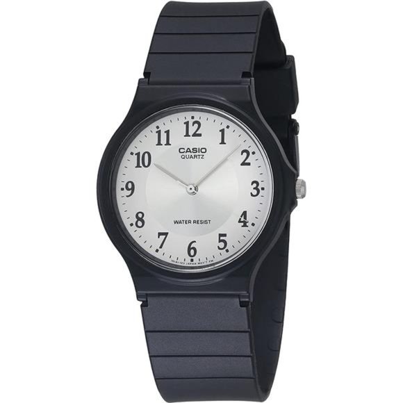 Casio Women\'s MQ24-7B3LL Classic Black Resin Band Watch